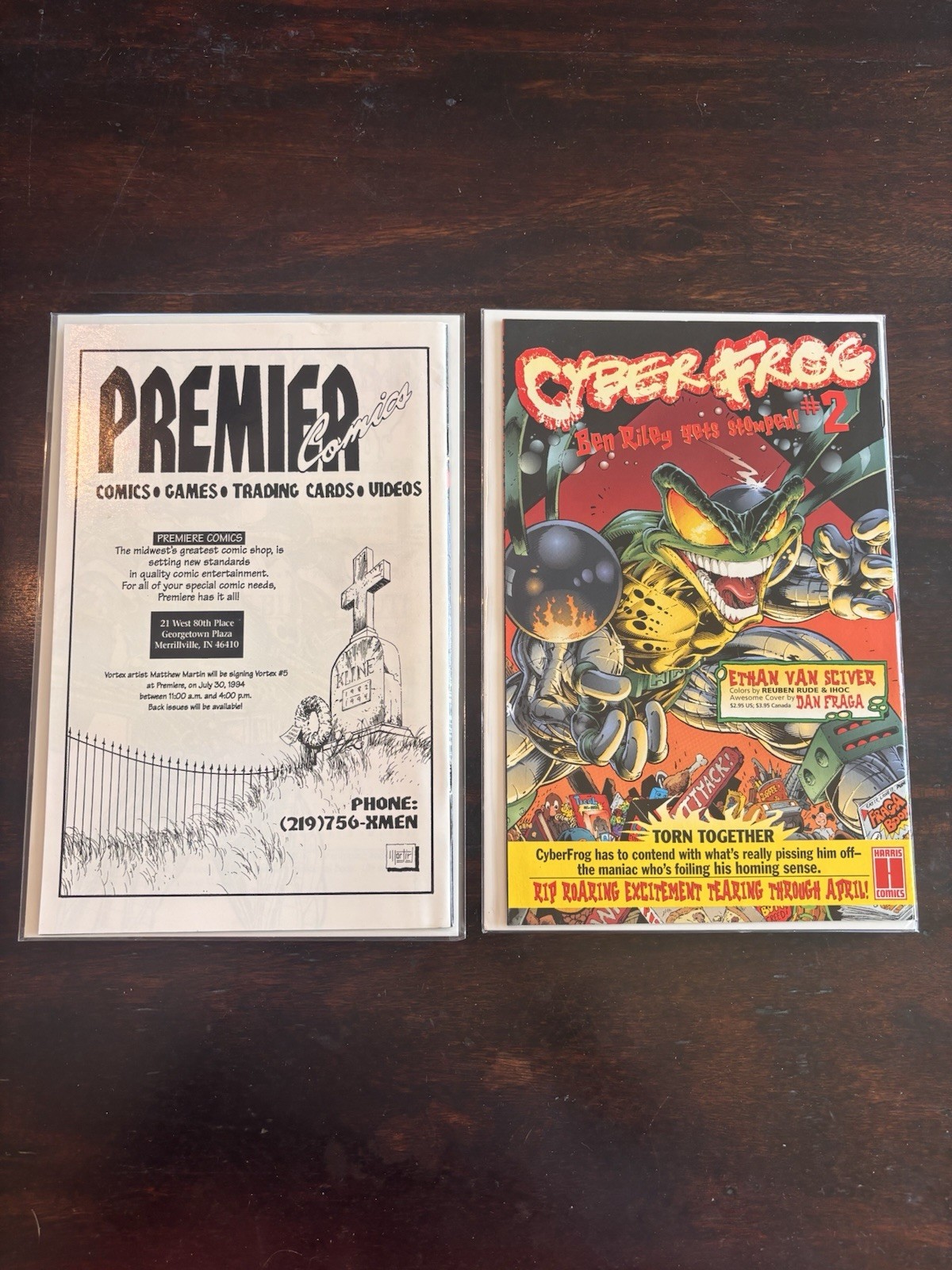 Vortex #5 and Cyberfrog #1 Bundle
