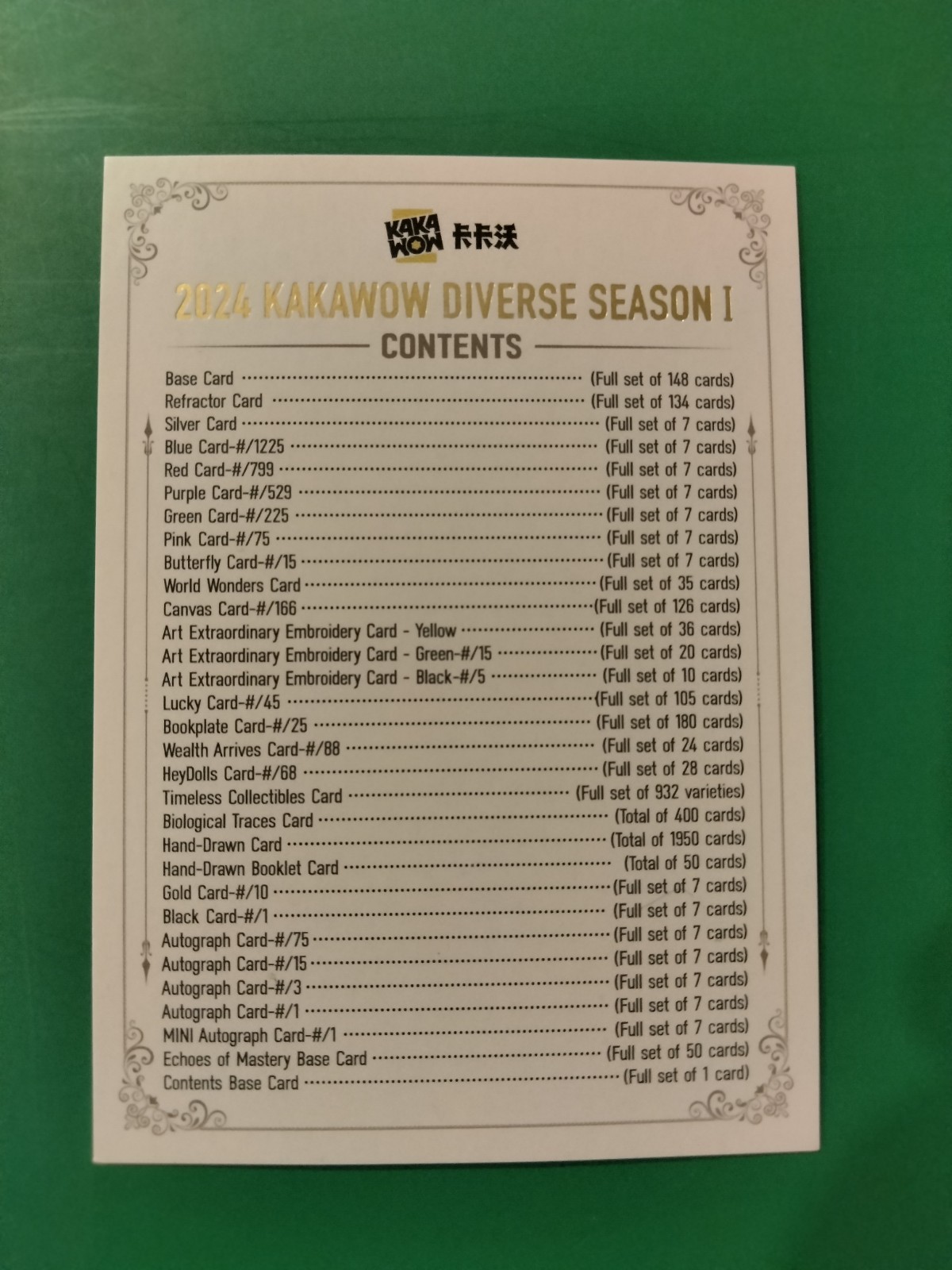 2024 Kakawow DIVERSE season 1 Premium Cards pack fresh (you pick) Free Ship