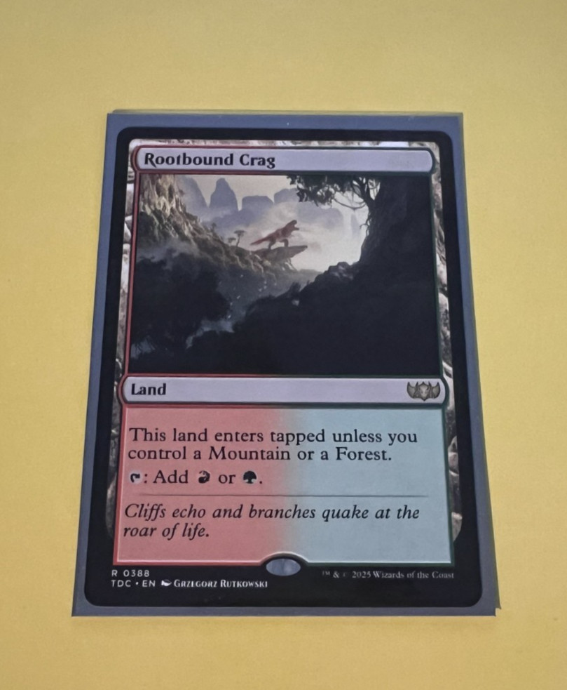 MTG – Rootbound Crag – Tarkir: Dragonstorm Commander