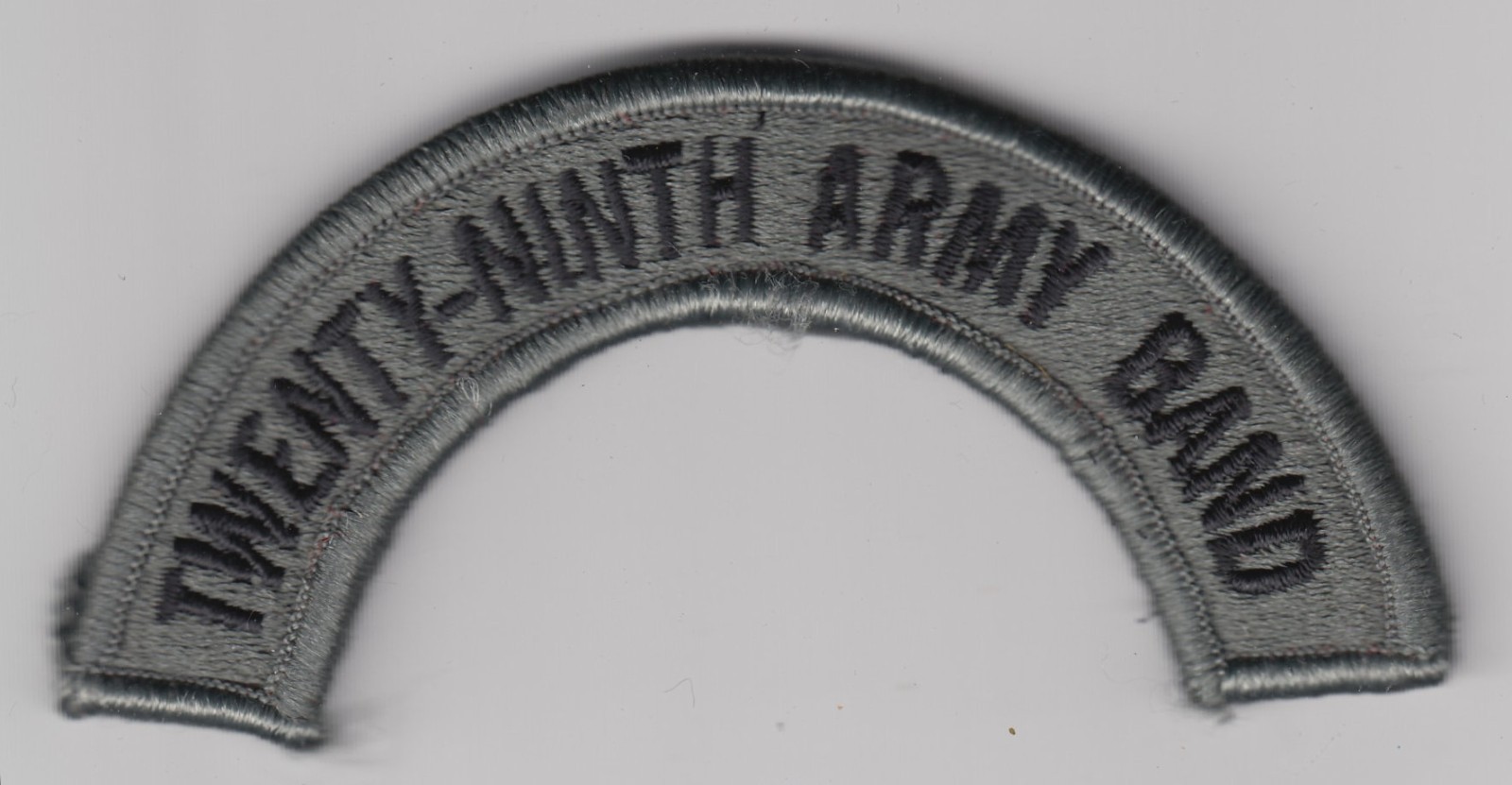 US 29th Twenty Ninth Army Band Shoulder Scroll Tab Patch Insignia Military