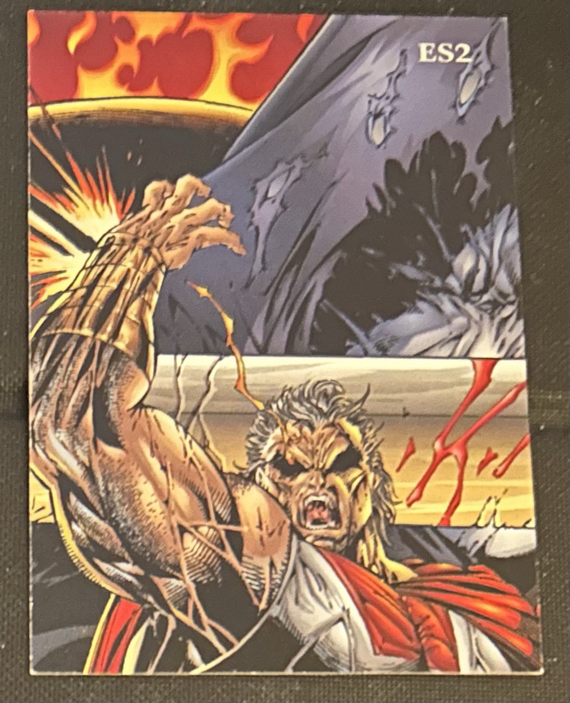 1995 SkyBox Youngblood Comic Insert Puzzle Promo Cross #ES2