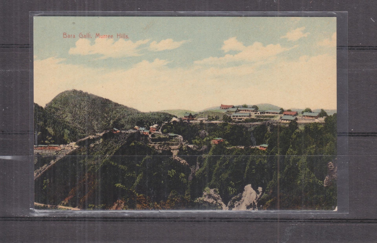PAKISTAN, INDIA, MURREE HILLS, BARA GALLI, c1910 ppc., unused