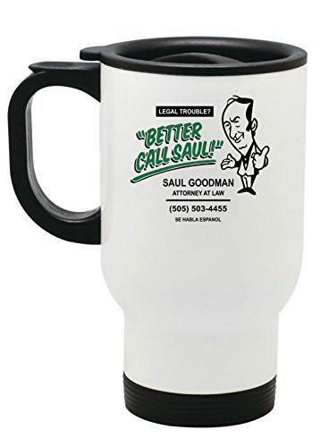 Better Call Saul Goodman Breaking Bad Lawyer Travel Mug 14 oz Stainless Steel