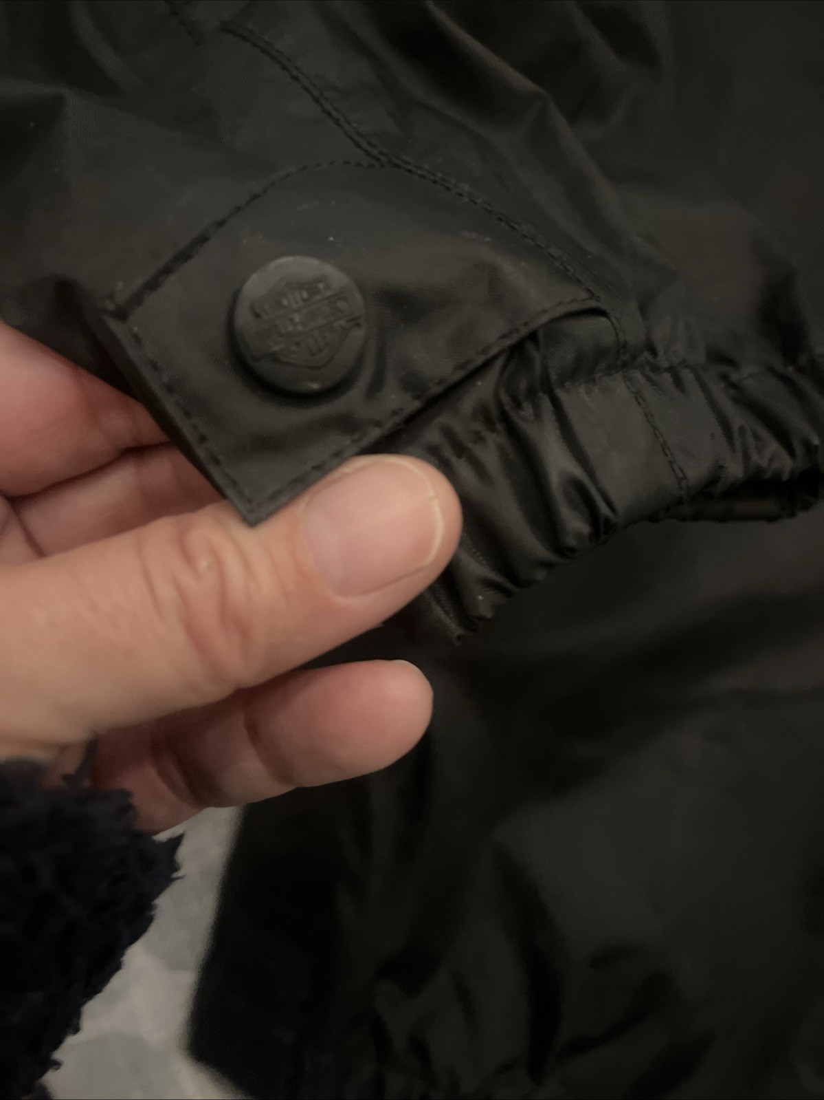 Harley Davidson Motorcycle Jacket Liner Size Large 100% Polyster Insulating
