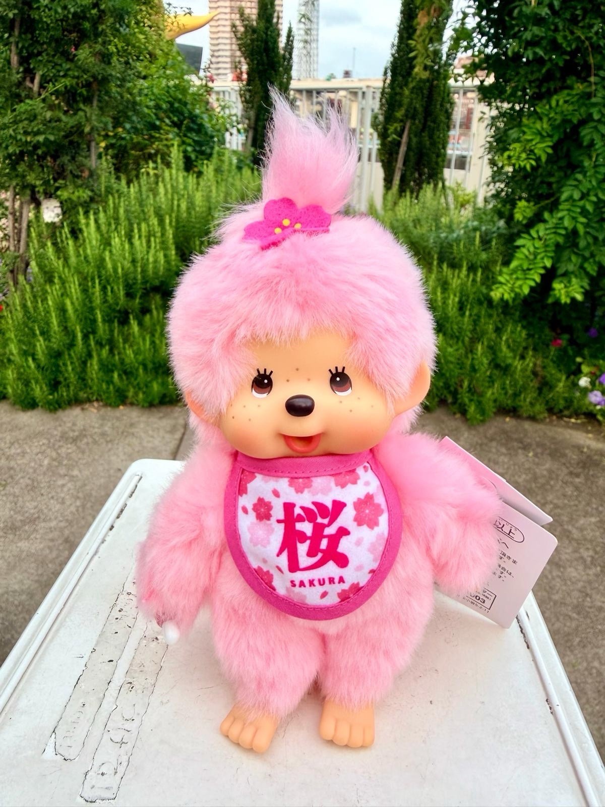 Monchhichi Sakura Cherry Blossom Girl Plush 1 Piece 249930 Sekiguchi