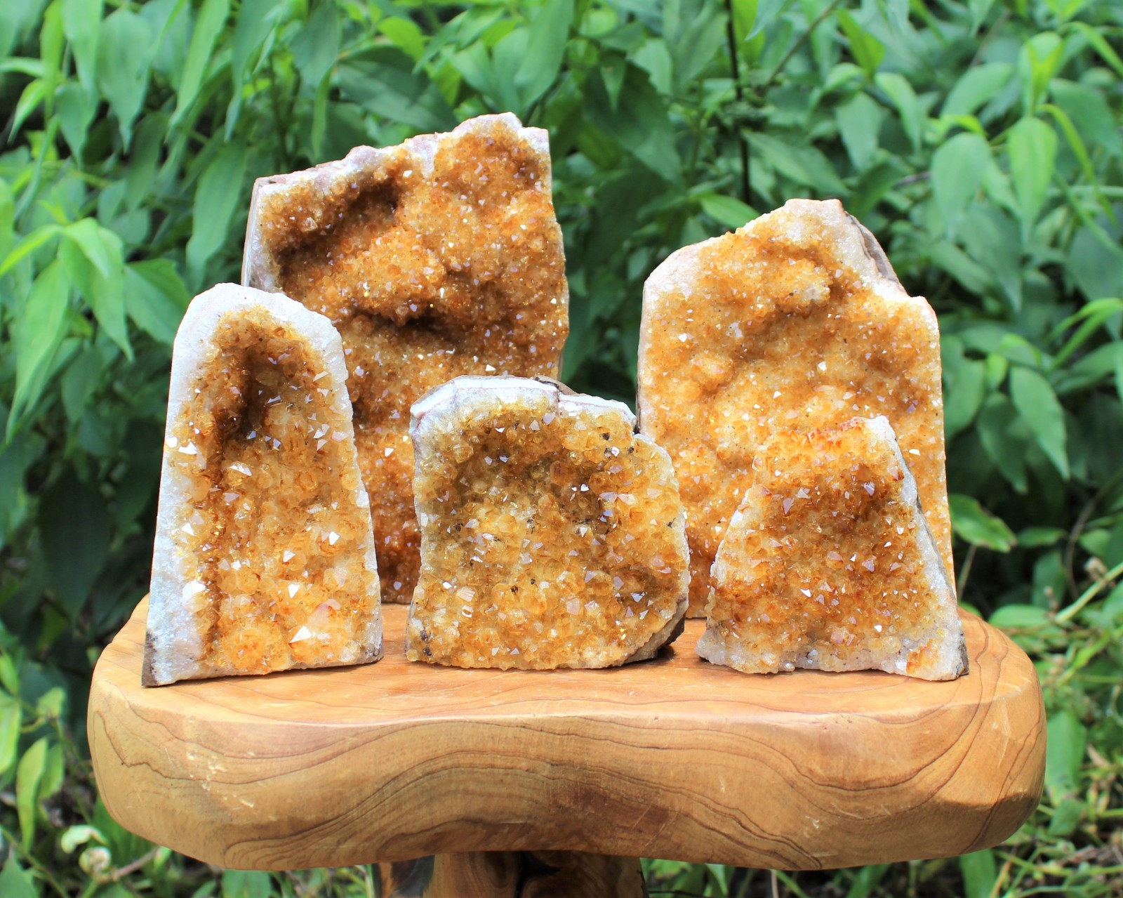 Citrine Cut Base Clusters – ‘A’ Grade Free Standing Citrine Crystals From Brazil