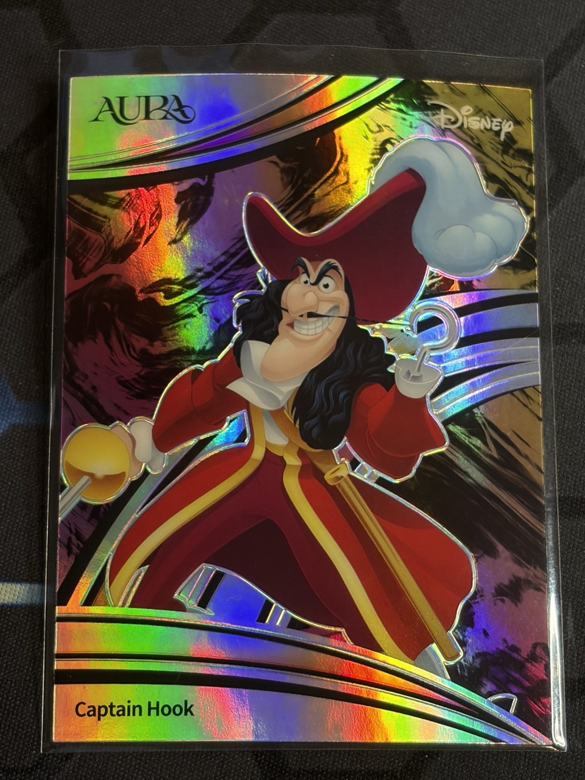 2025 Kakawow Aura Disney Silver Parallel Refractor Captain Hook #AD-I-50