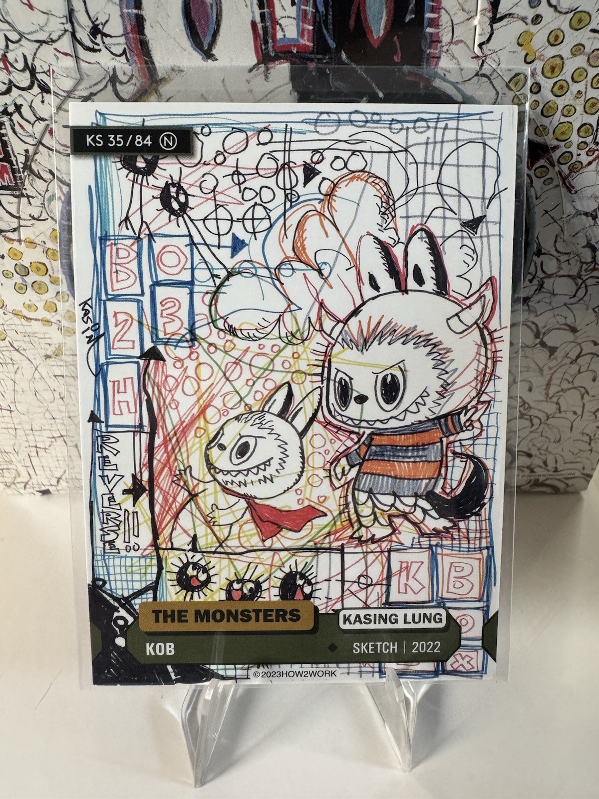 Series 2 How2Work THE MONSTERS Trading Card KOB KS 35/84 “N”