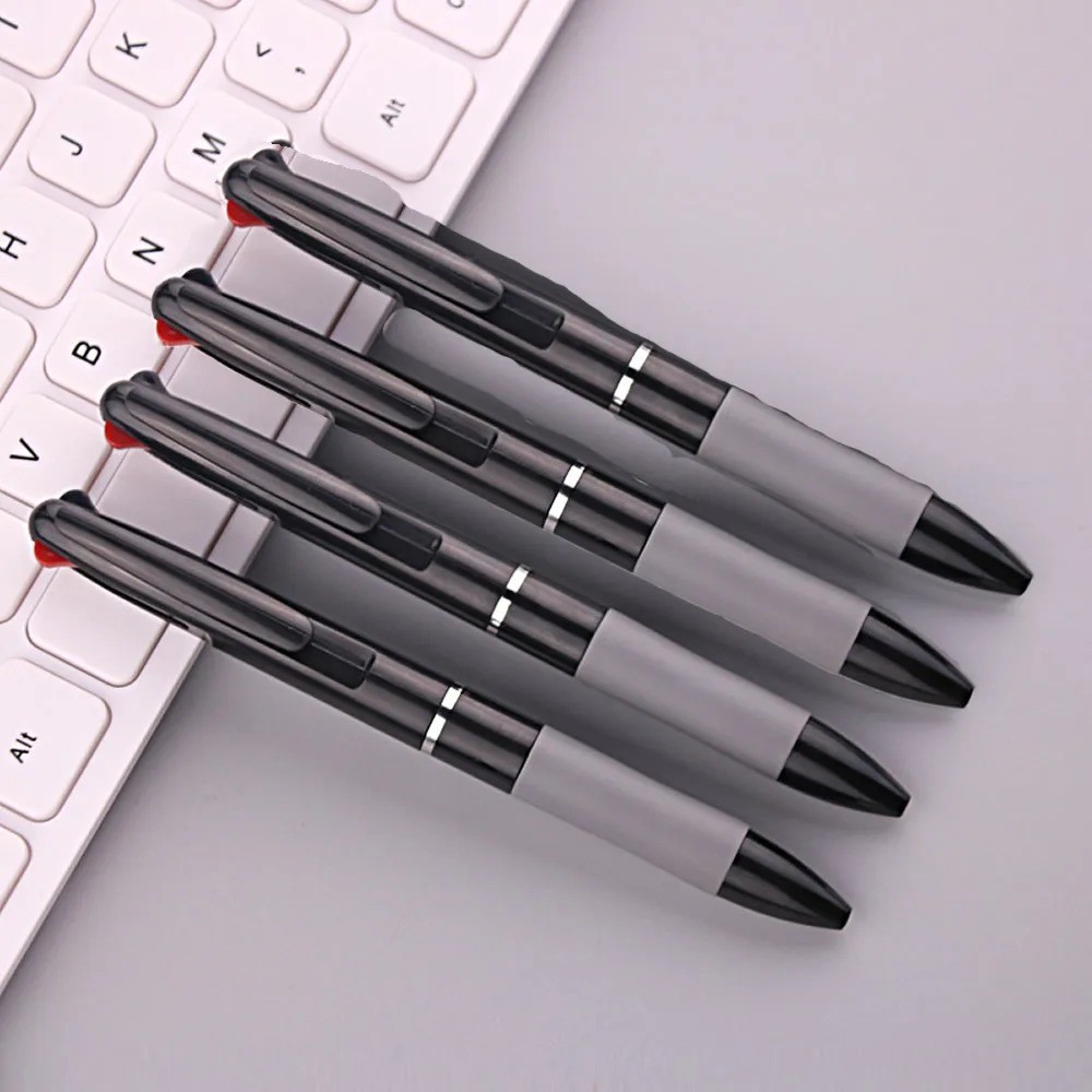 3 in1 Ballpoint Pens 0.7mm Multicolor Student Ballpoint Writing Stationery Pens