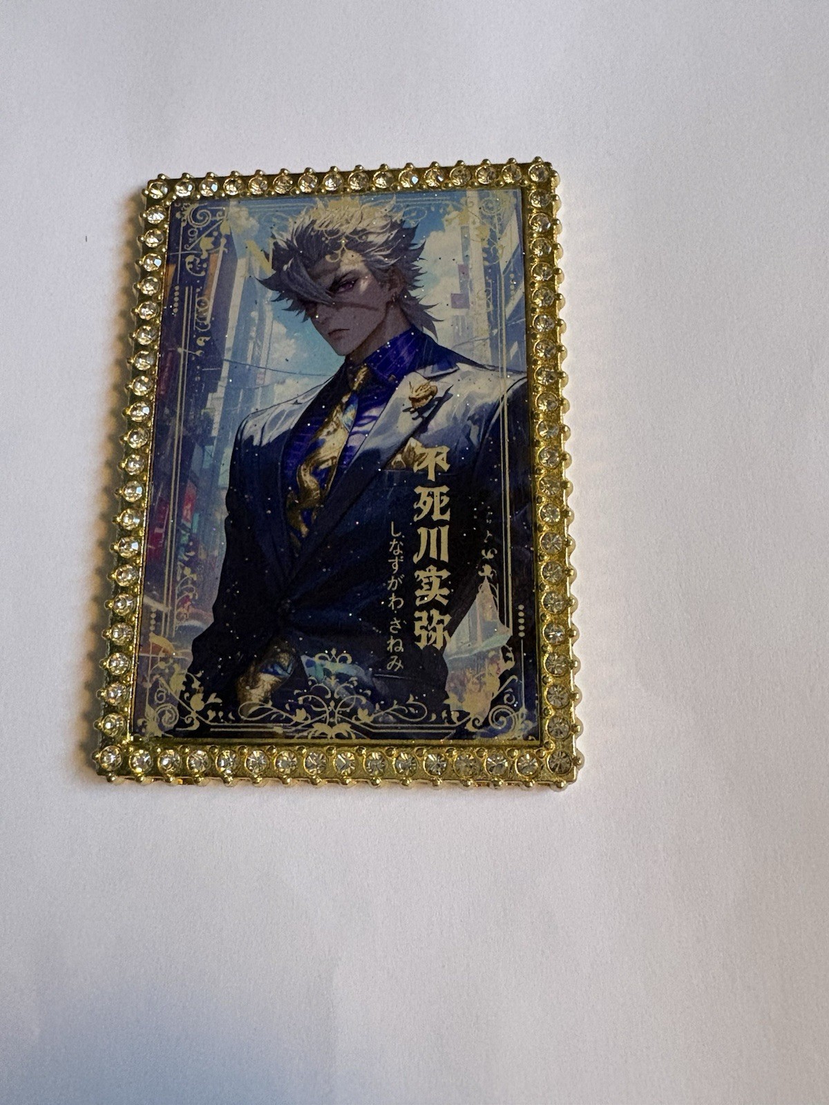 Demon Slayer CCG Sanemi Shinazugawa Spot Foil Metal Card