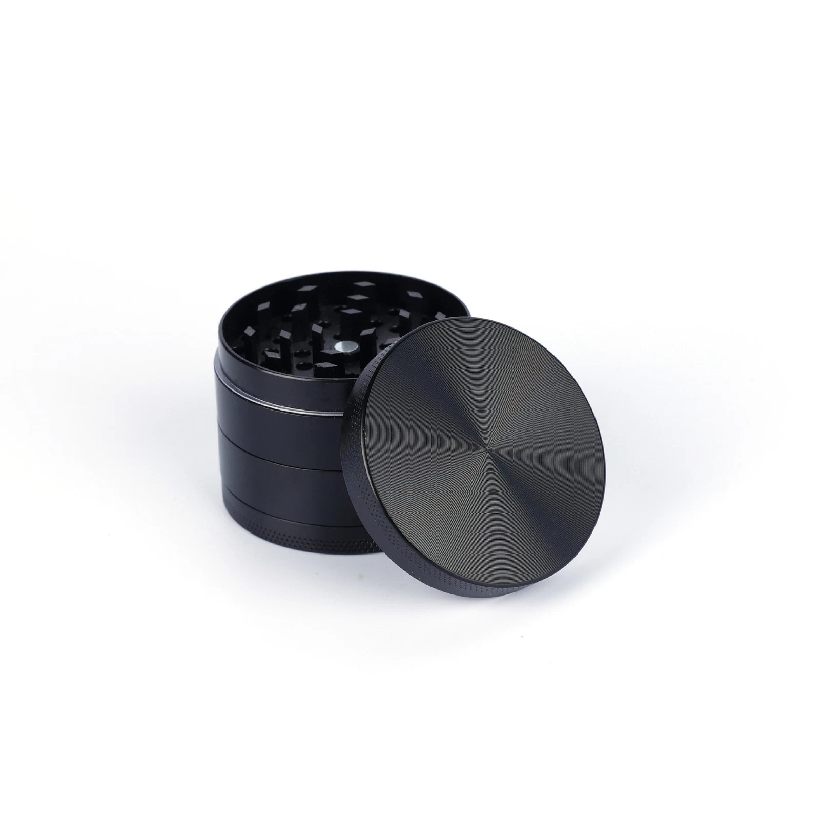 4 Layer 2 inches LARGE Portable Zinc Alloy Grinder Herb Spice Tobacco Grinder US
