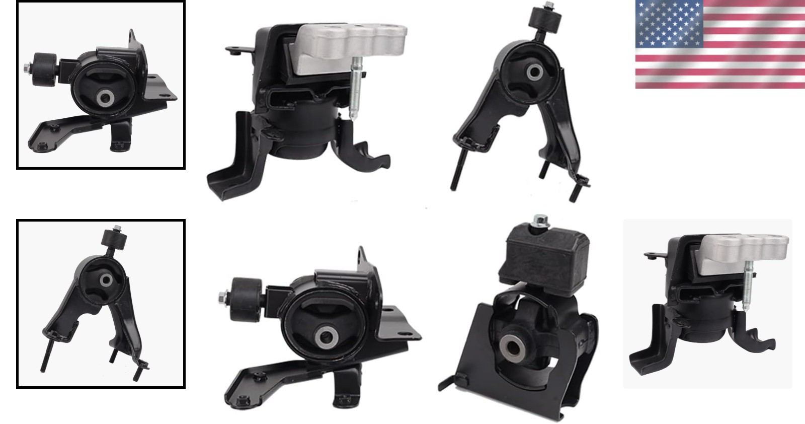 Soporte de motor compatible con Corolla (1.8L) 2009-2013, Matrix (1.8L) 2009-201