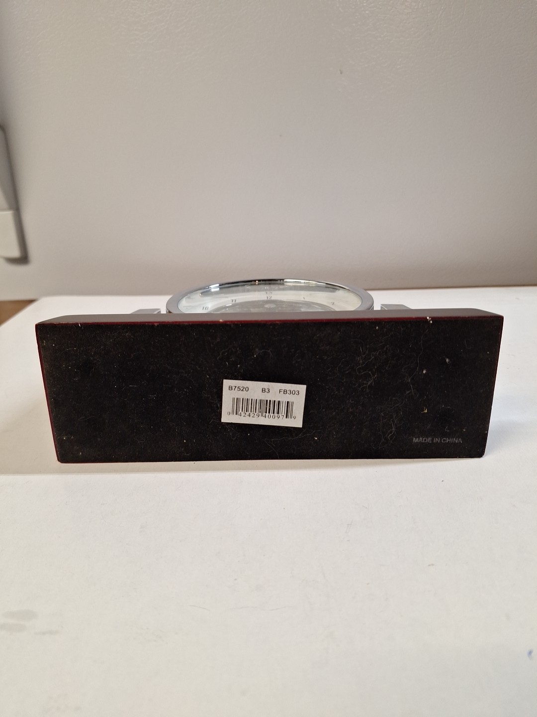 Bulova B7520 Table Side DESK Clock Great Condition WORKS!