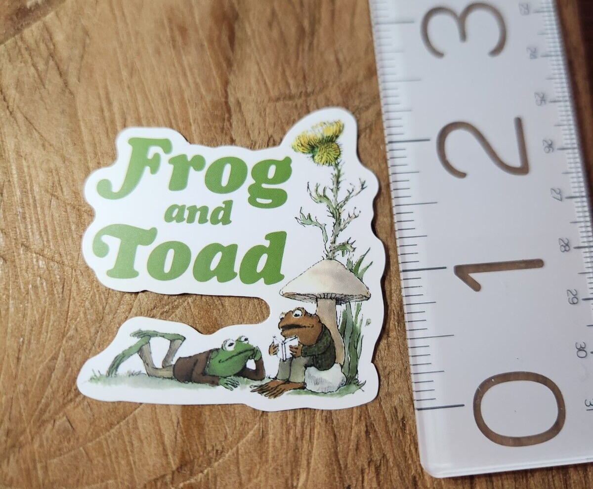 Frog and Toad Sticker Frog and Toad Decal Frog and Toad Together 80s Kids Book