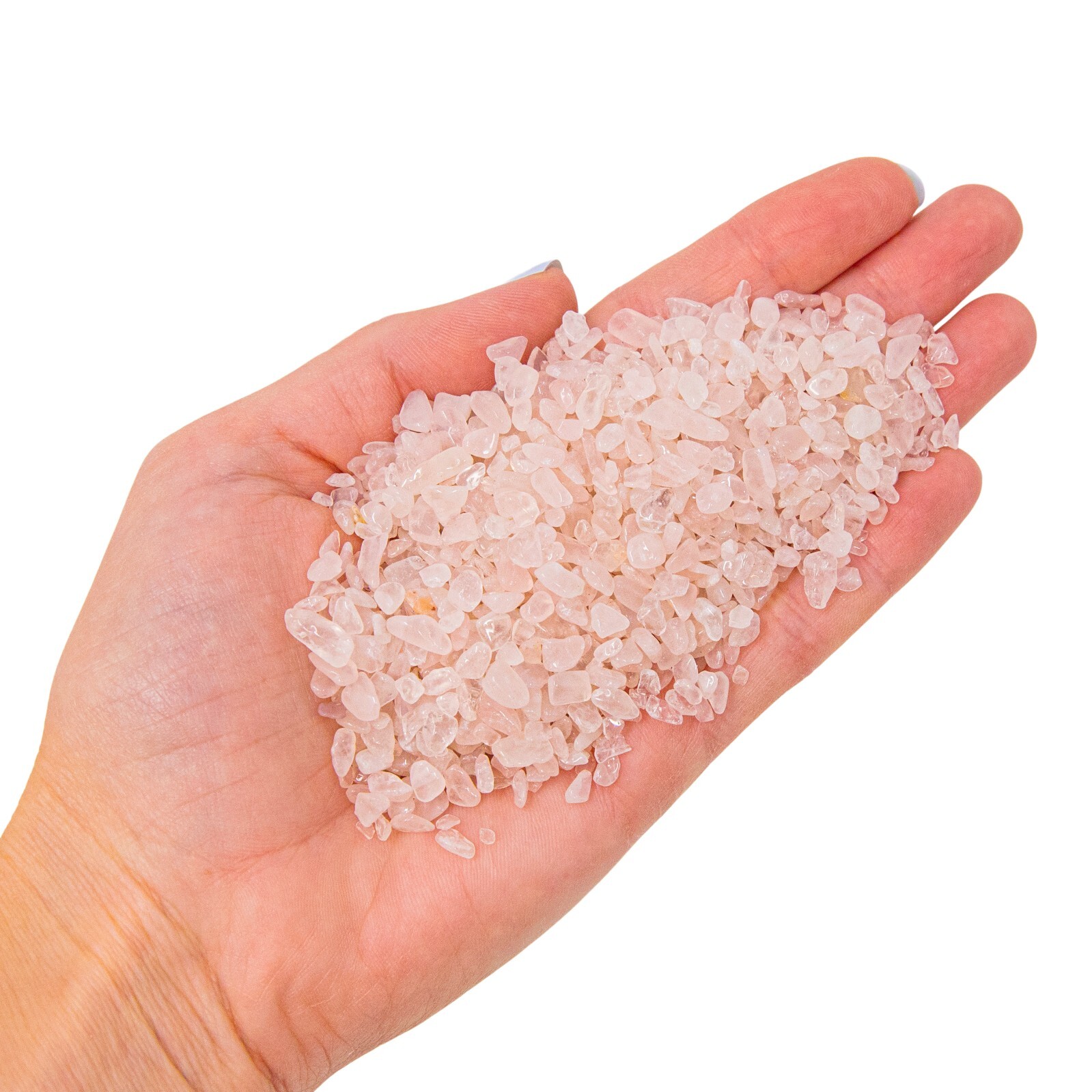 Tumbled Rose Quartz Chips Bulk Gemstone Undrilled Beads Natural Tiny Crystals