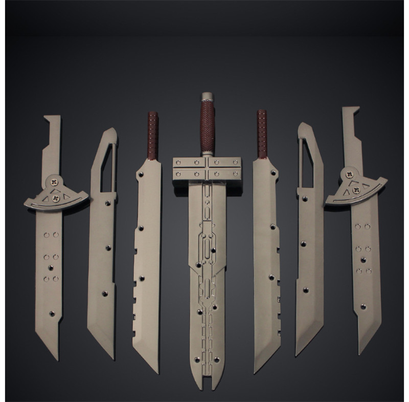 Final Fantasy FF Set of Cloud Combination Sword Blade Models 7 in 1 Collection