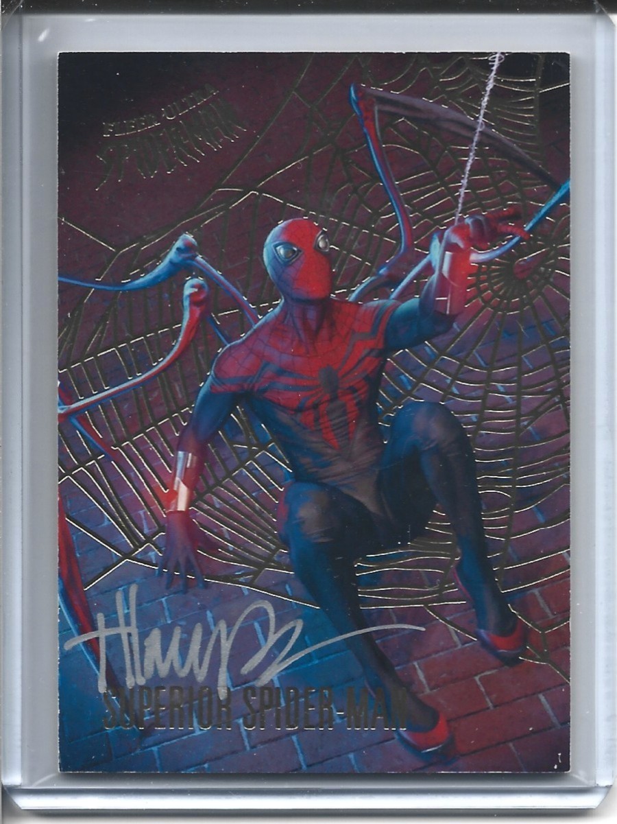 2017 Upper Deck Fleer Ultra Superior Spider-Man Mike Thompson Gold Auto 49/49