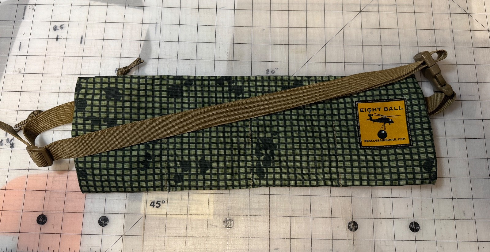 Eight Ball Gear bandoleer/bandolier for Pmag Gen 3 mags in Desert Night Camo!
