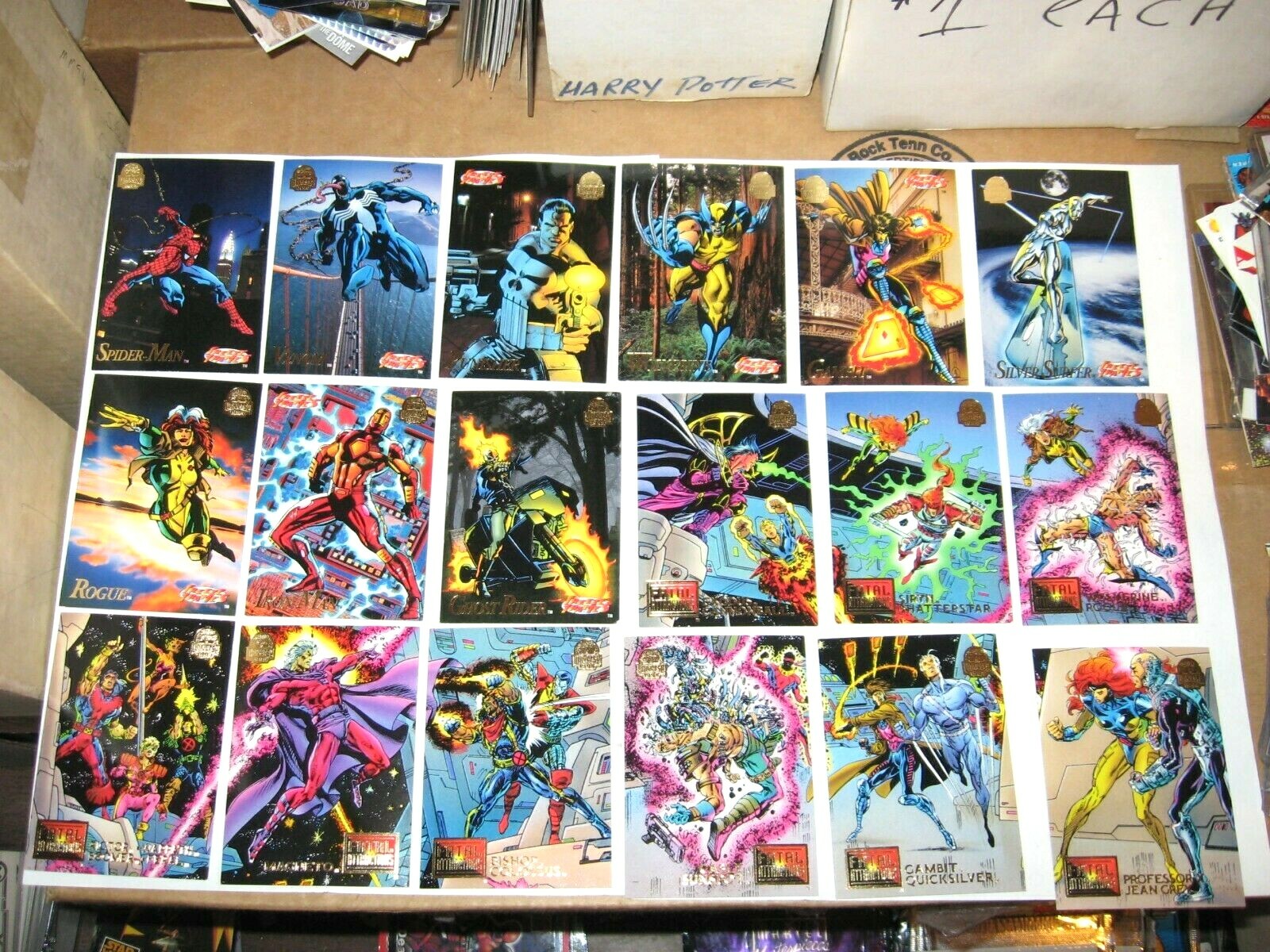 1994 MARVEL UNIVERSE SERIES 5 V COMPLETE 200 BASE CARD SET COMICS AVENGERS
