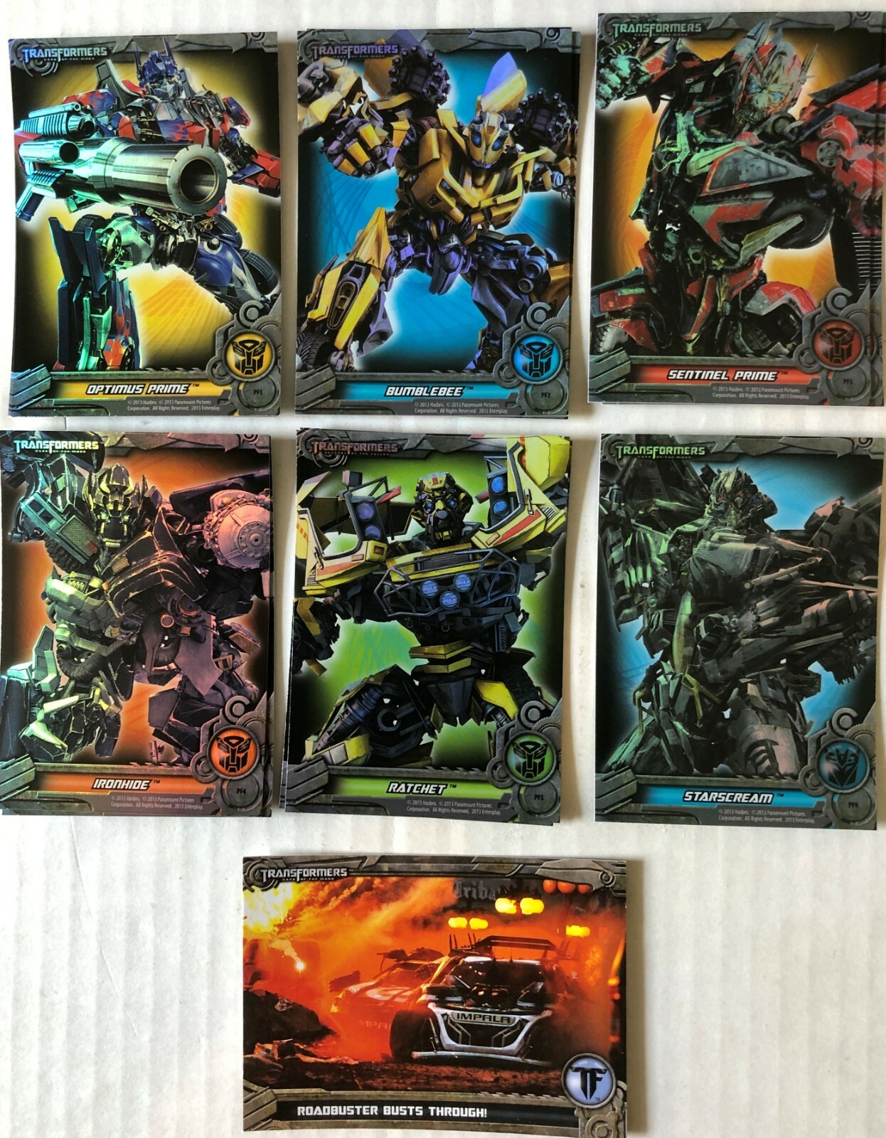 Transformers Optimum Generation 1 Foil Puzzle Chase Insert Cards – You Pick