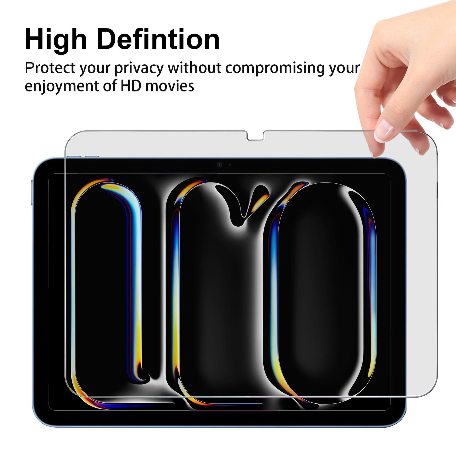 Juvraixo Privacy Screen Protector for iPad Pro 11 Inch M5/M4 (2025/2024) 9H T…