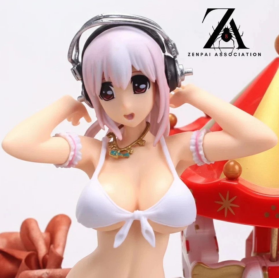 Super Sonico Swimsuit Nitroplus SoniAni Cute Anime Figure Model PVC 7″ [No Box]