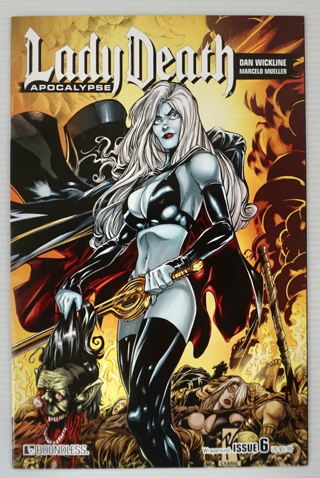 LADY DEATH Apocalypse #6 Wraparound JUN 2015 Boundless NM