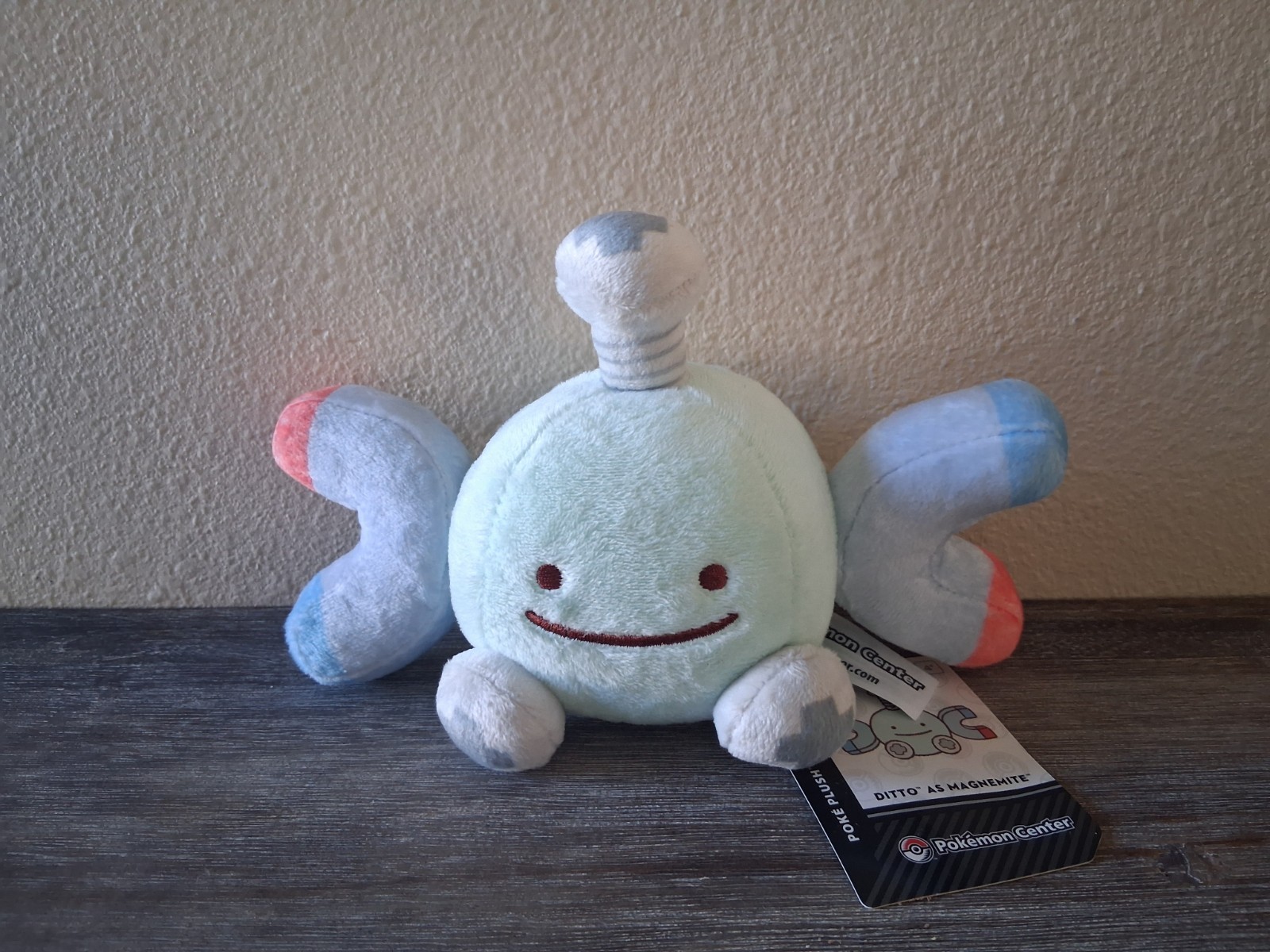 Pokemon Center Ditto as Magnemite Plush New With Tags NWT Official Pokémon