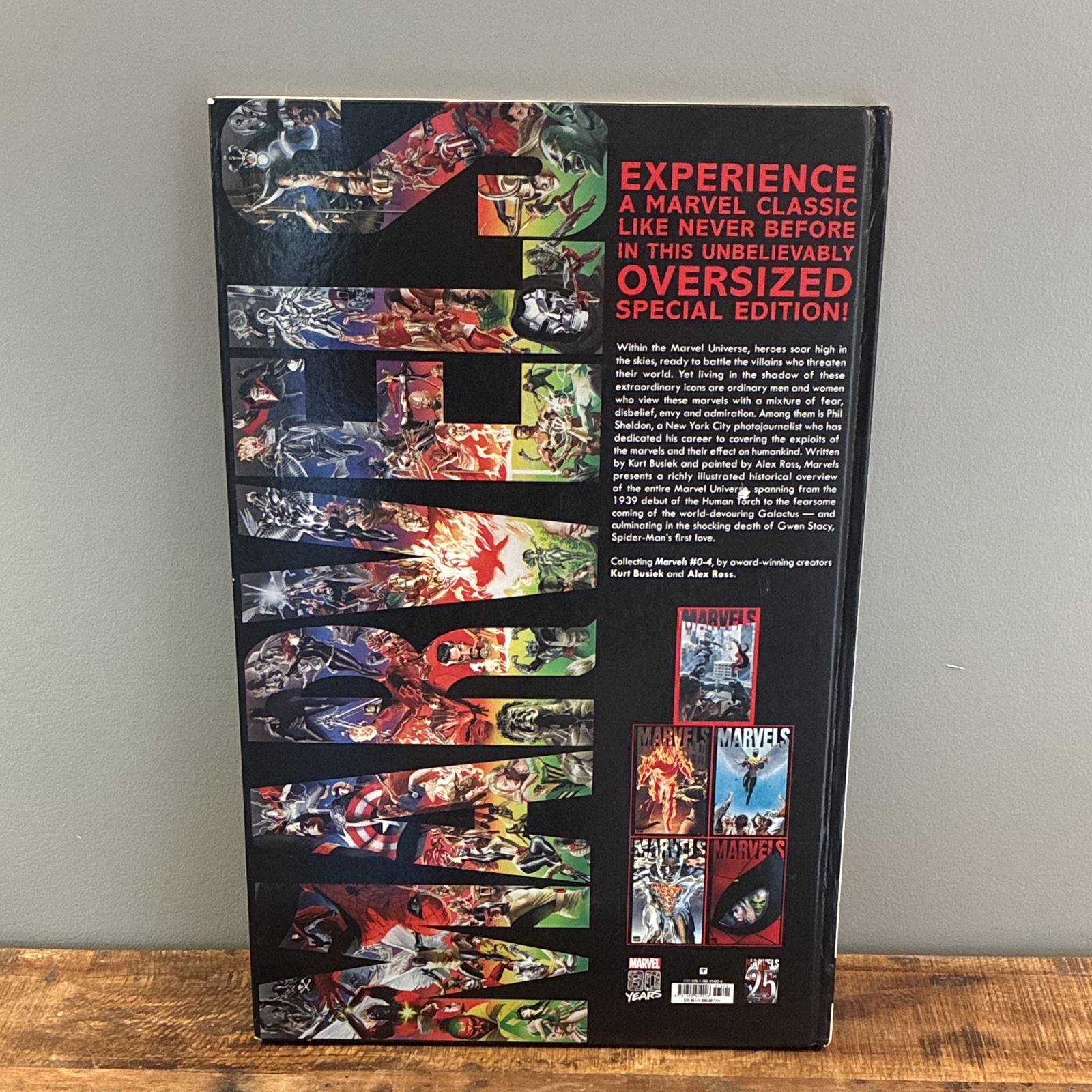 Marvel Marvels Oversized Special Edition Hardcover Graphic Novel Busiek Ross