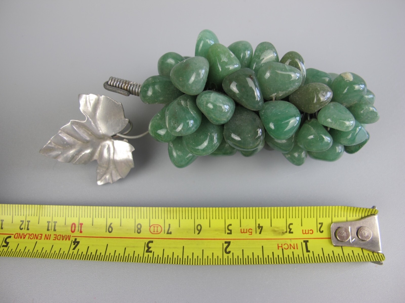 Bunch/Cluster Stone Grapes. Stone Marble Green Aventurine Crystal Gemstone.