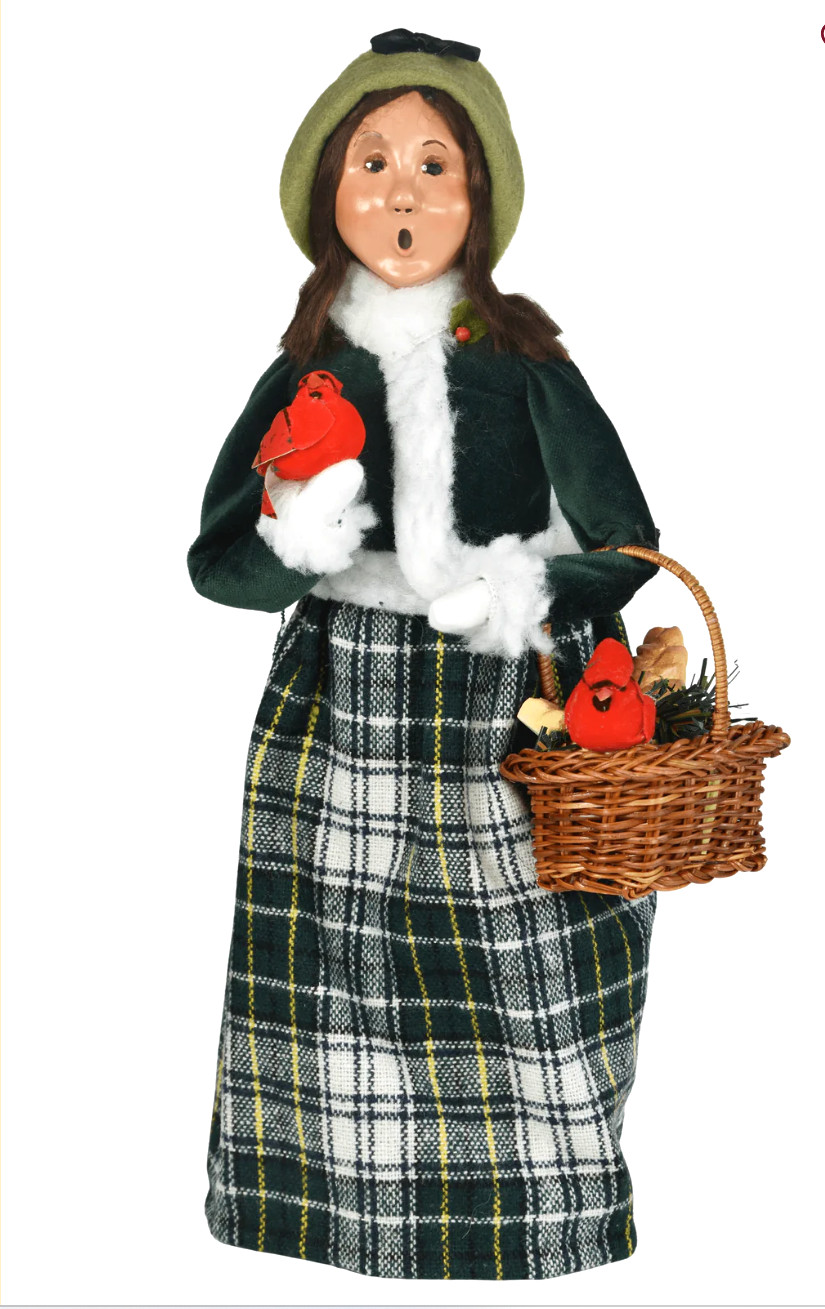 Byers’ Choice Cardinal Woman Caroler 111W 13” NEW Store Stock SALE
