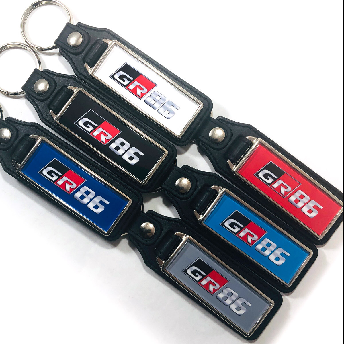 Key Fobs Key Ring Keychain for Toyota GR86 (2-Pack)