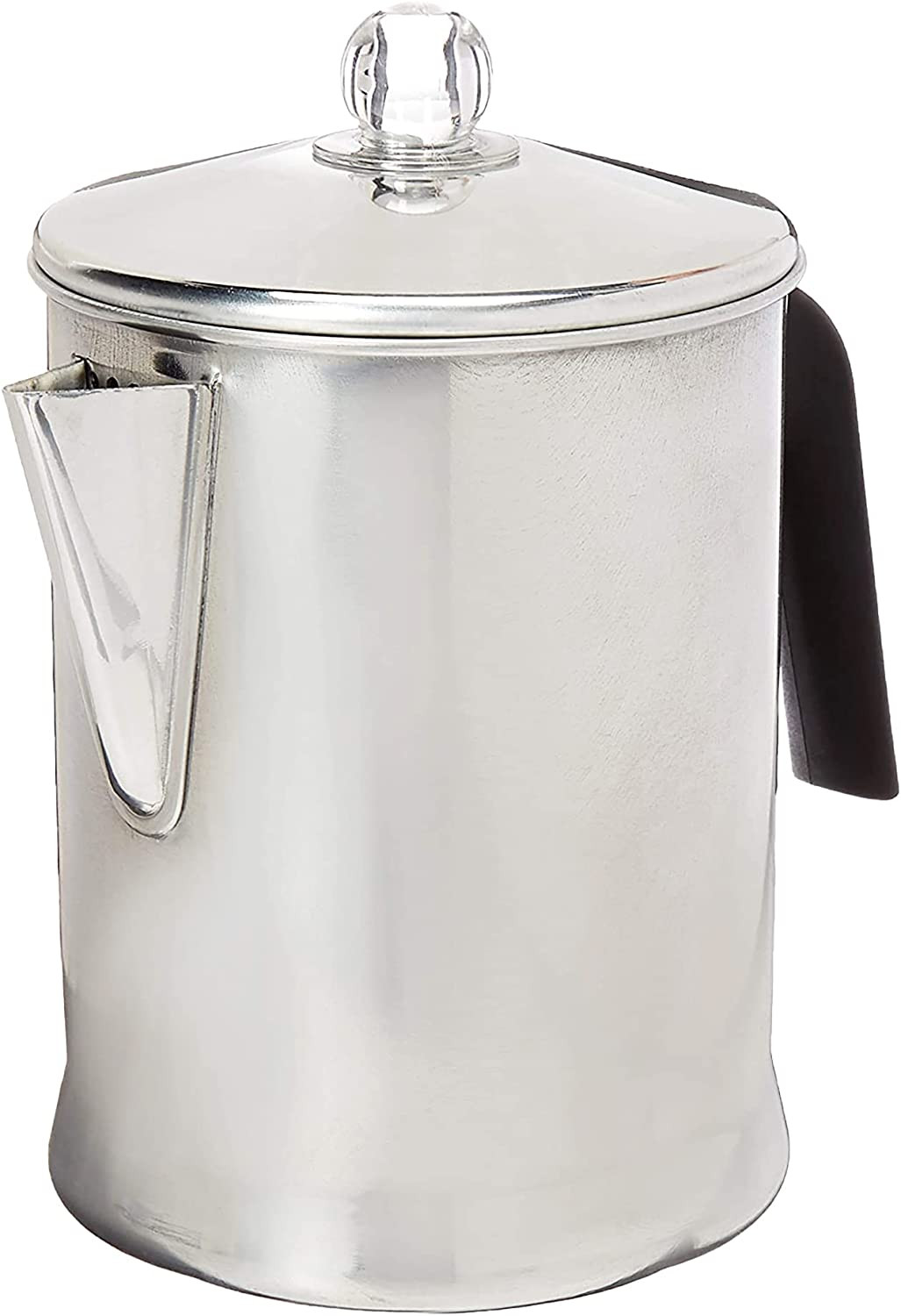 Espresso Coffee Maker Pot 9-Cup Camping Stove Top Percolator Durable Aluminum