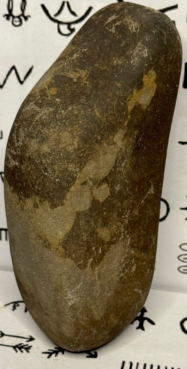 Native American Indian Authentic Ancient Stone Effigy Stained 1 lb 10 oz • VA
