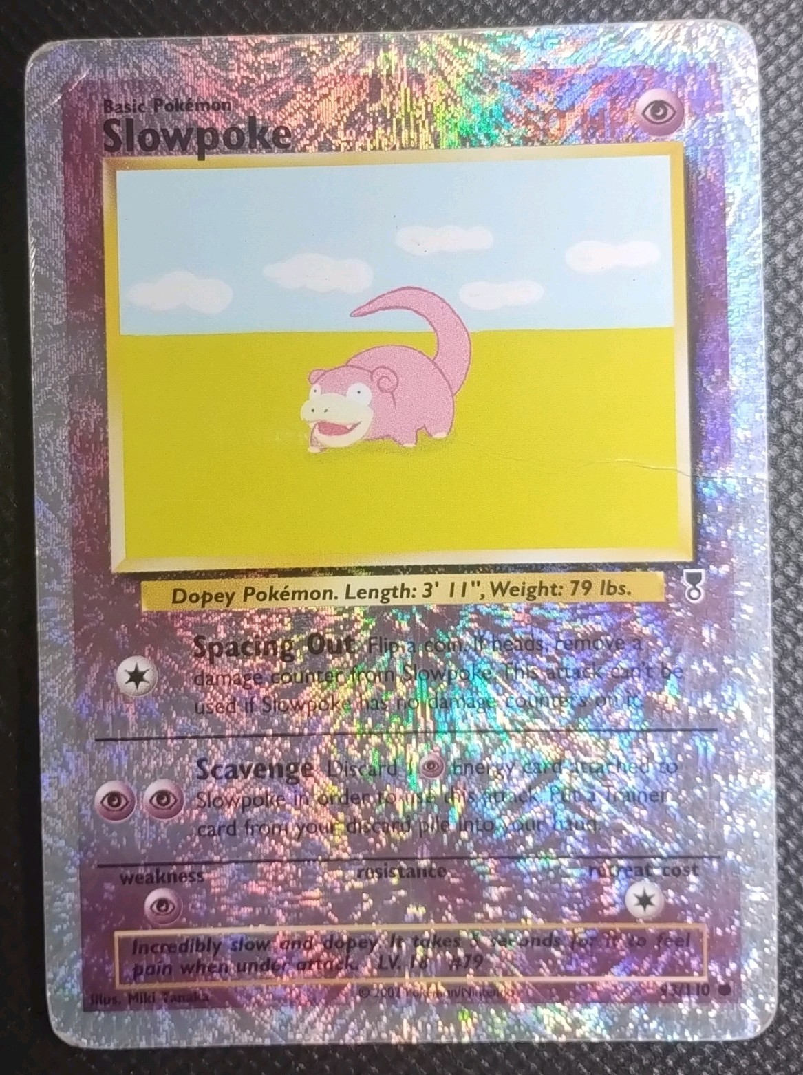 Slowpoke Legendary Collection Reverse Holo CREASE