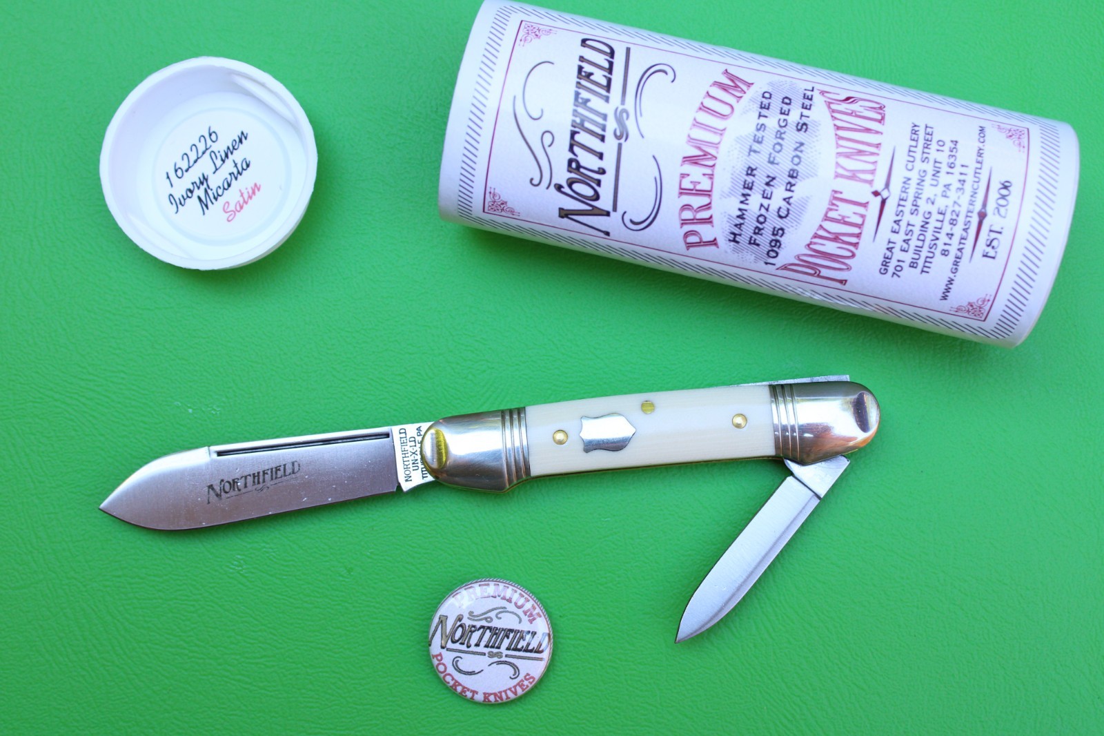 GEC Great Eastern Cutlery Northfield 162226 “Little Indian Girl”- Linen Micarta