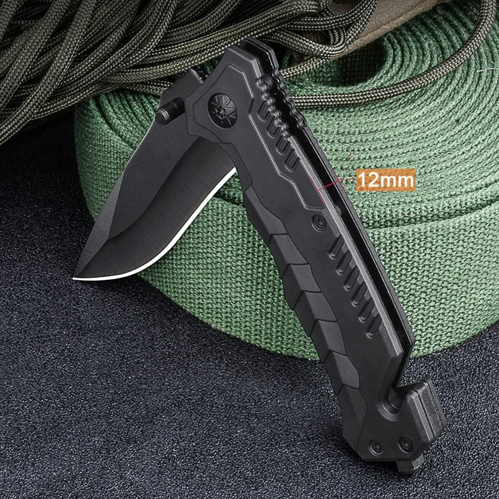 7.9″ SPRING OPEN ASSISTED TACTICAL FOLDING POCKET KNIFE EDC Blade Tactical Tool