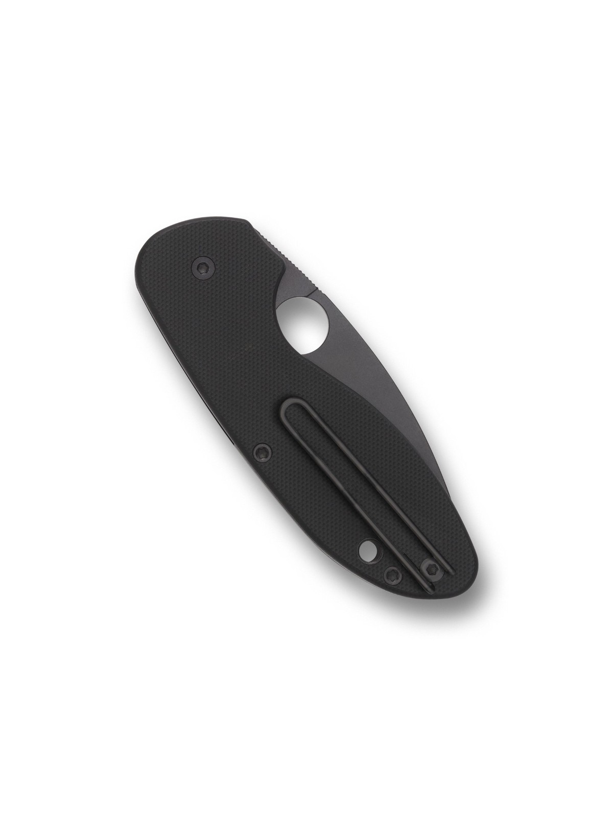 Spyderco Efficient Knife C216GPSBBK Black Combo Edge Blade Black G-10 Handle