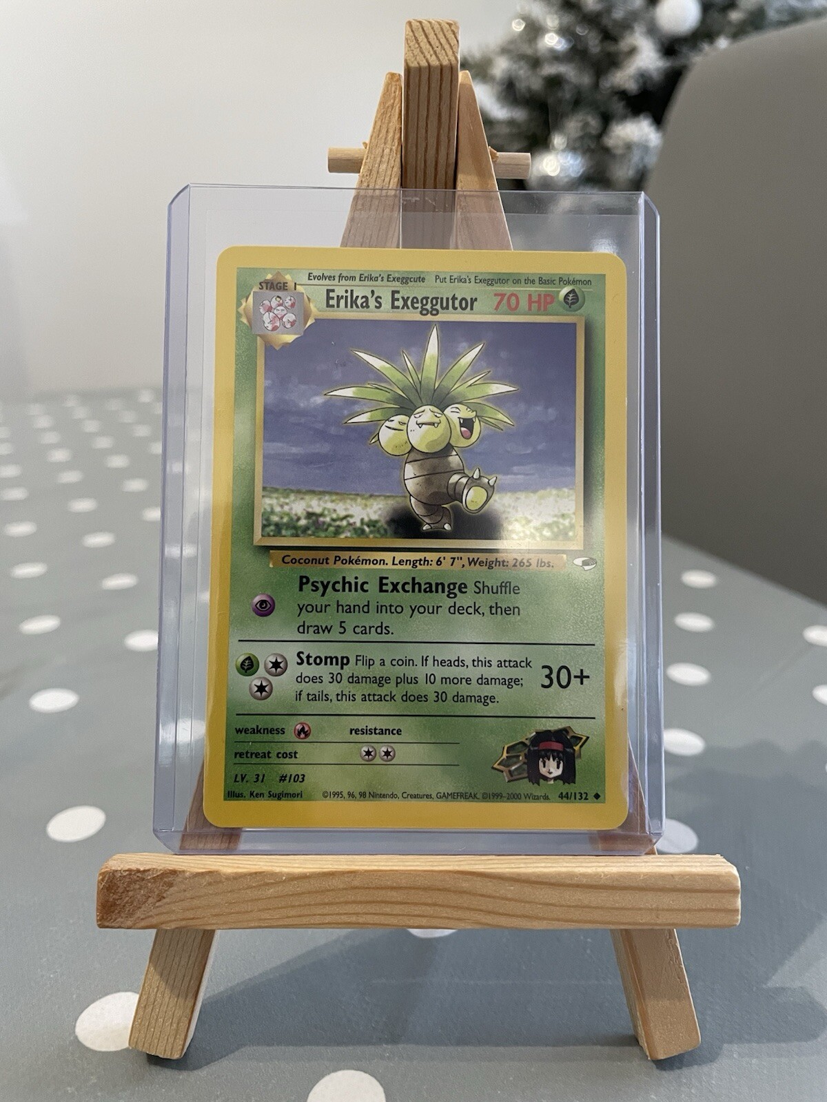 Pokemon Gym Heroes – Uncommon – Erika’s Exeggutor – 044/132 – Mint