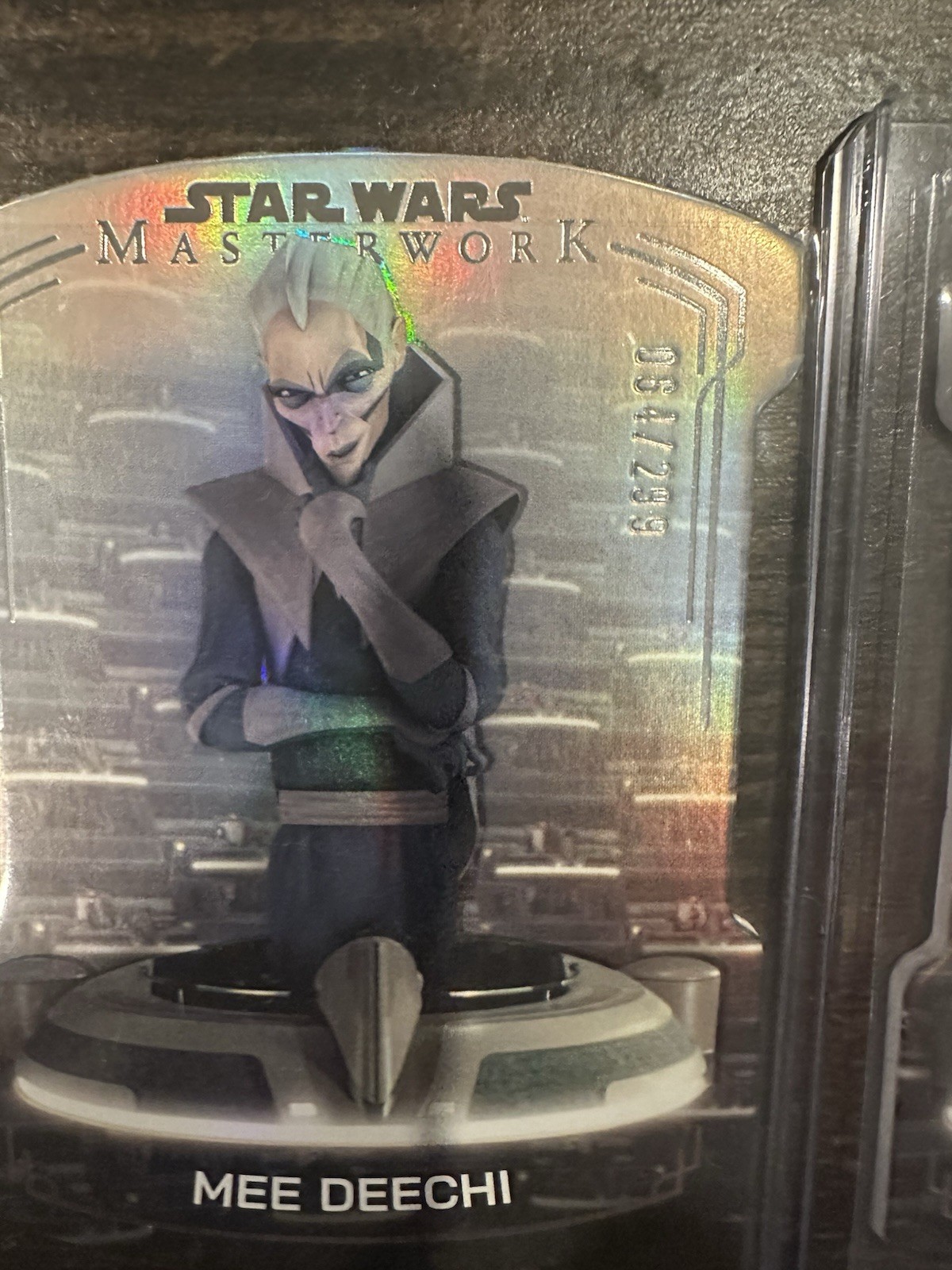 2025 TOPPS STAR WARS MASTERWORK GPOD DIE-CUT #/299 (4) and Base Insert (3)