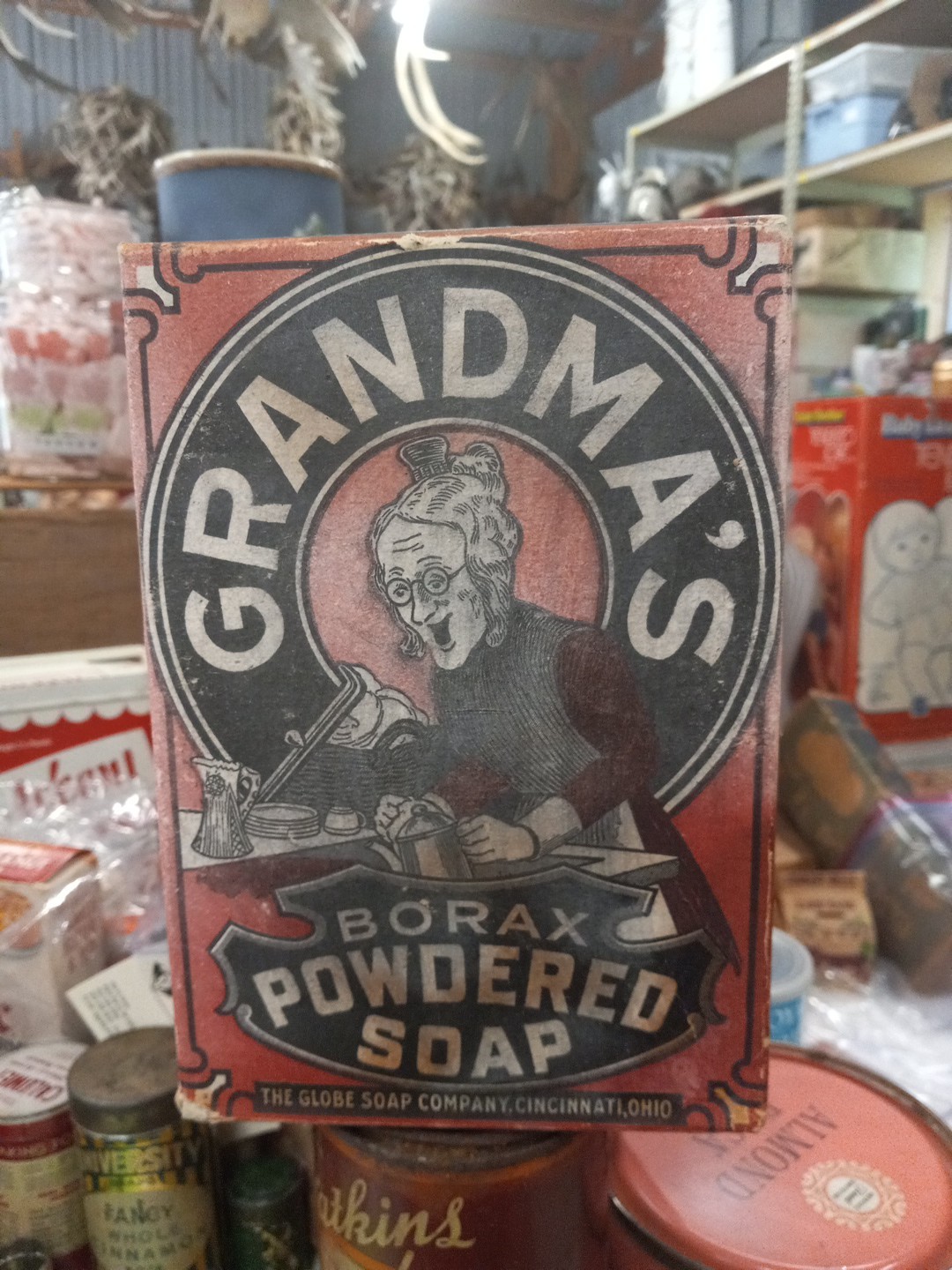 RARE Circa 1930’s GRANDMA’S Washings Powder by Procter & Gamble Sealed 3 Ib Box