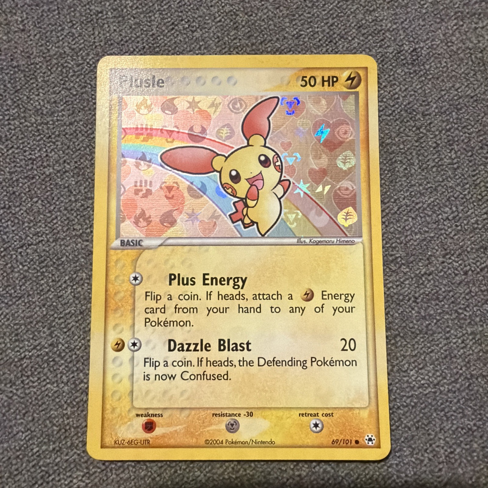 1x Plusle – 69/101 – Common – Reverse holo Pokemon EX – Hidden Legends LP