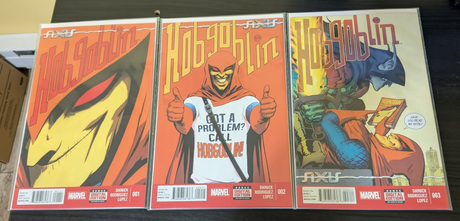 Hobgoblin Axis #1-3 Marvel Comics