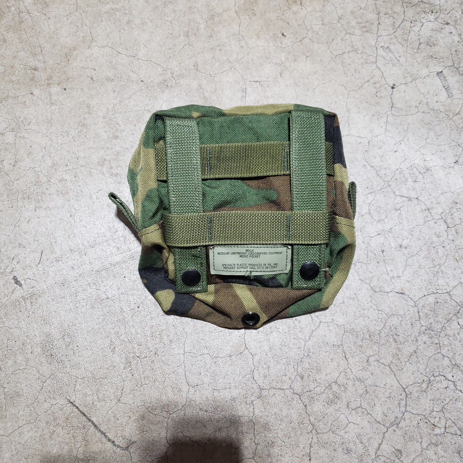 USGI First Aid Utility General Purpose Medic Pouch IFAK MOLLE M81 Woodland Camo