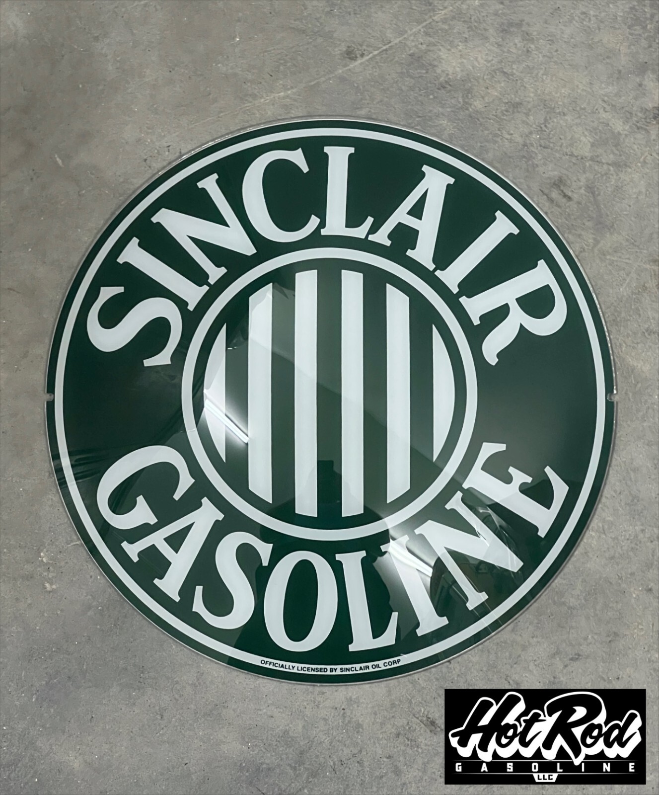 SINCLAIR GASOLINE Reproduction 13.5″ Gas Pump Globe Face / Lens