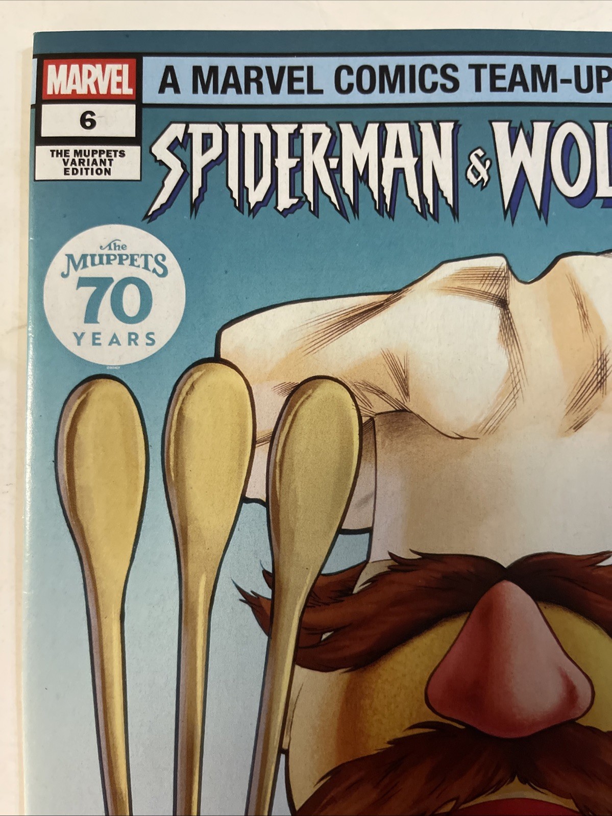 Spider-Man & Wolverine #6 (2025) – Greg Land Muppets 70th Anniversary Variant