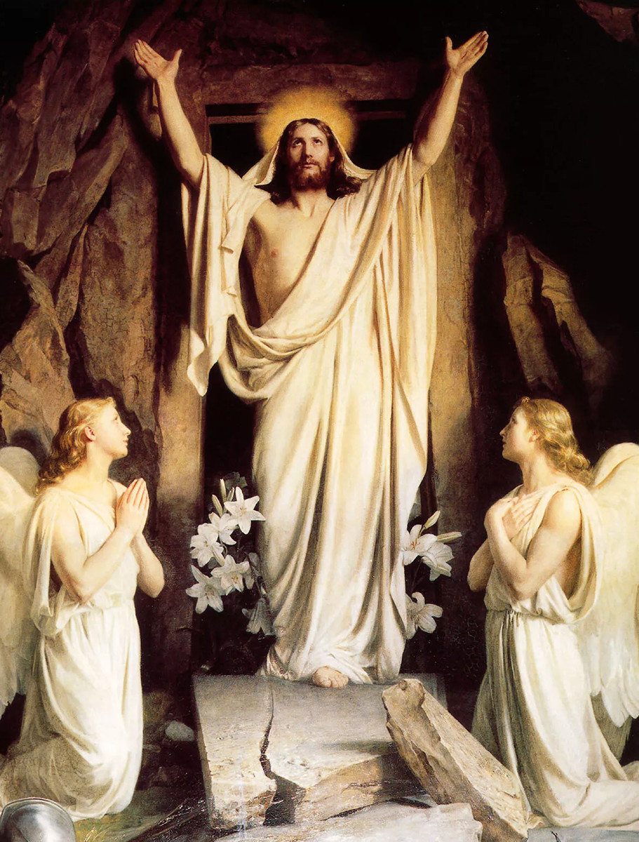 JESUS CHRIST EASTER RESURRECTION Metal Fridge Magnet 3×4 7302