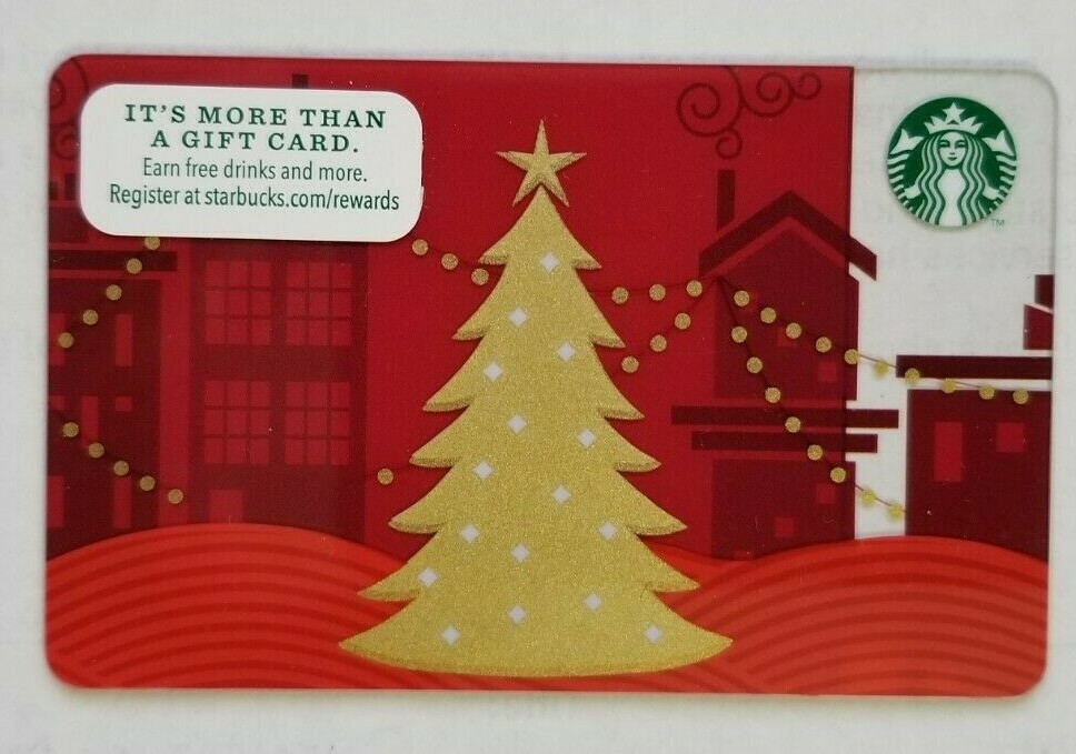 Starbucks Card US 2013 Christmas Tree MS 6090