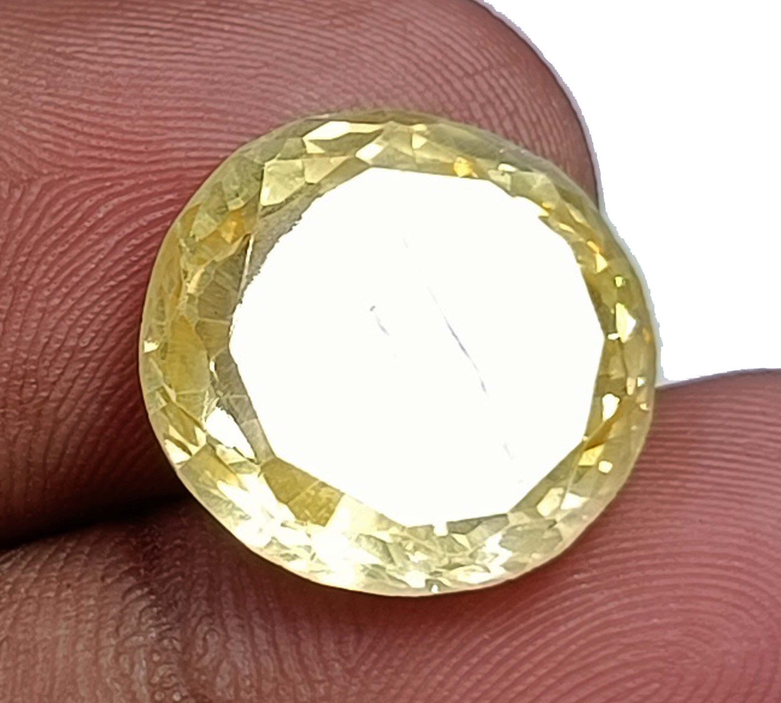 22.95 Ct Natural Yellow Sapphire Round Cut IGL Certified Loose Gemstone 5AOO