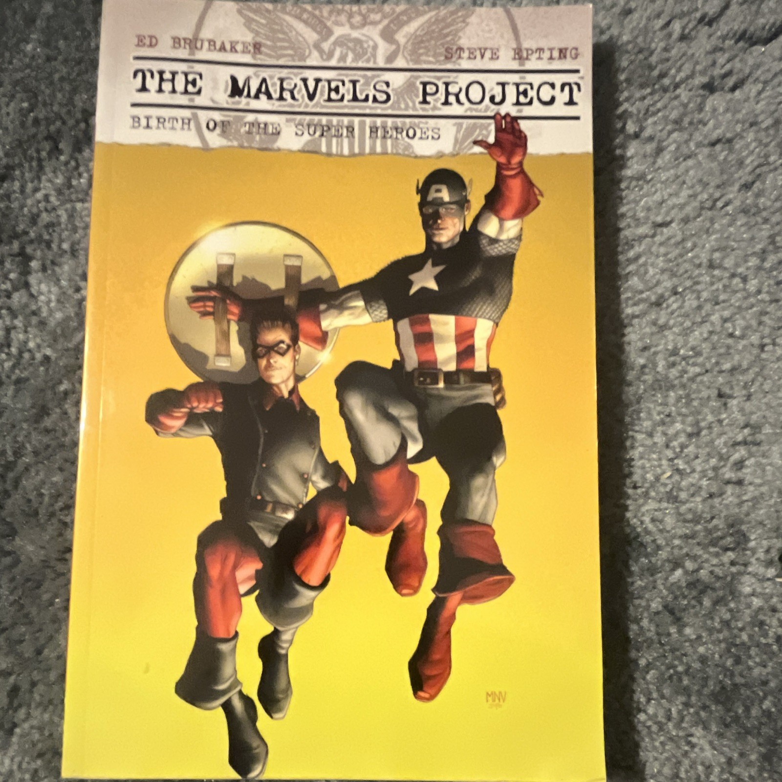 Marvel TPB Graphic Novel Lot The Marvels Project + Moon Knight Lunatic
